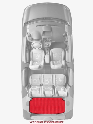 ЭВА коврики «Queen Lux» багажник для Citroen C5 (2G)